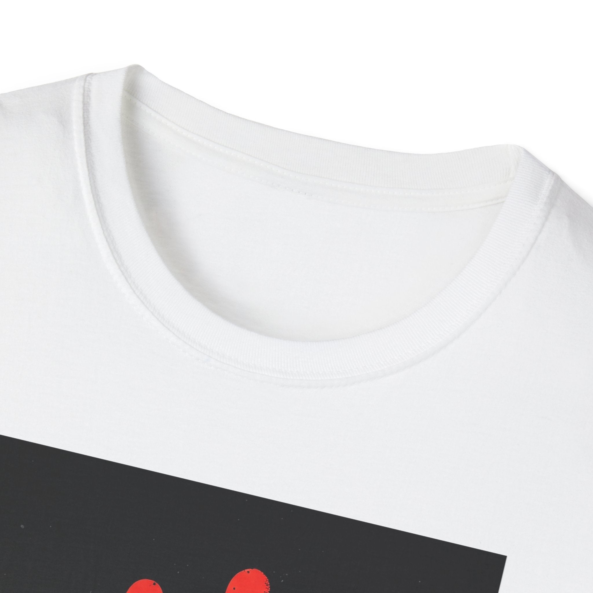 Bold Statement T-Shirt with Red Handprint Design