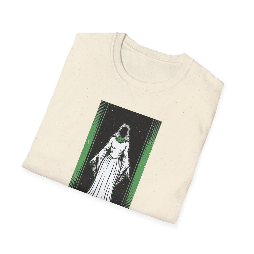 Mystical Green Hooded Figure T-Shirt