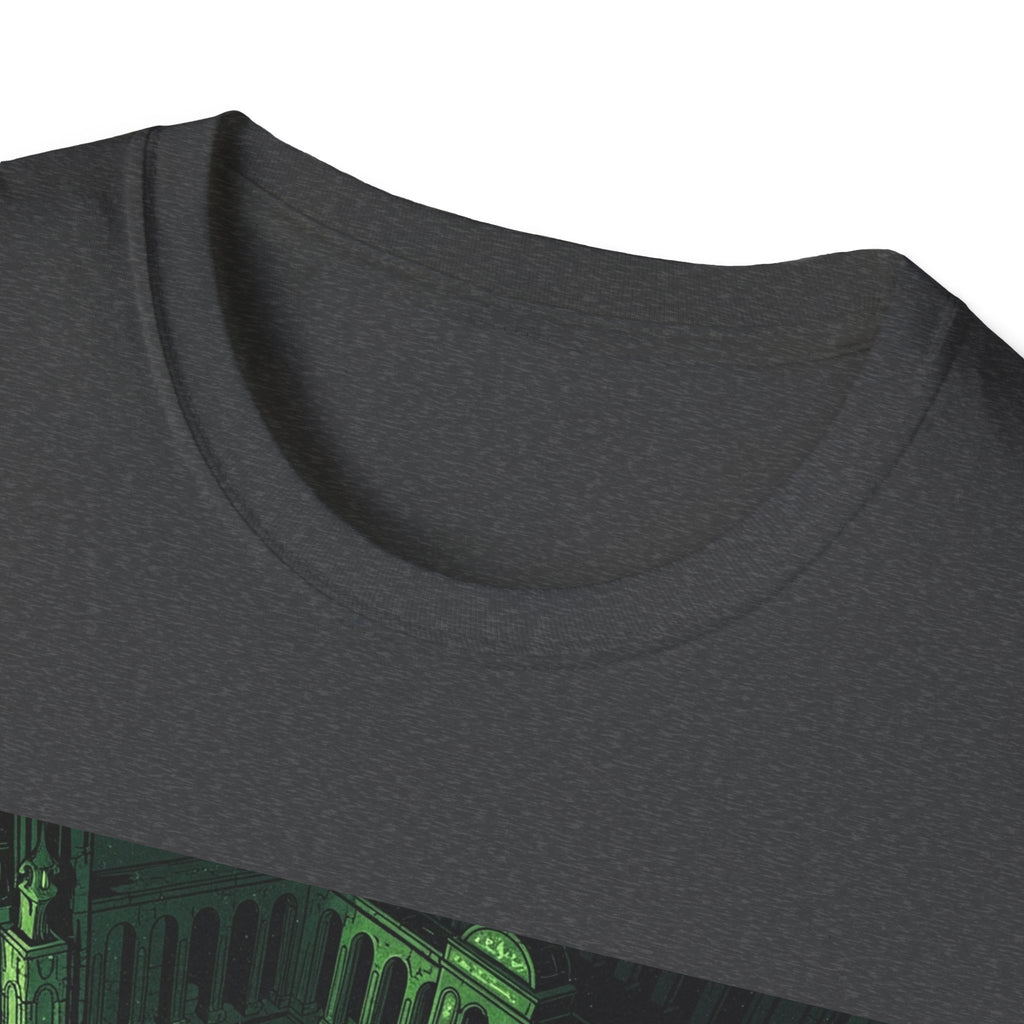 Unisex Softstyle T-Shirt with Creepy Nursery Design