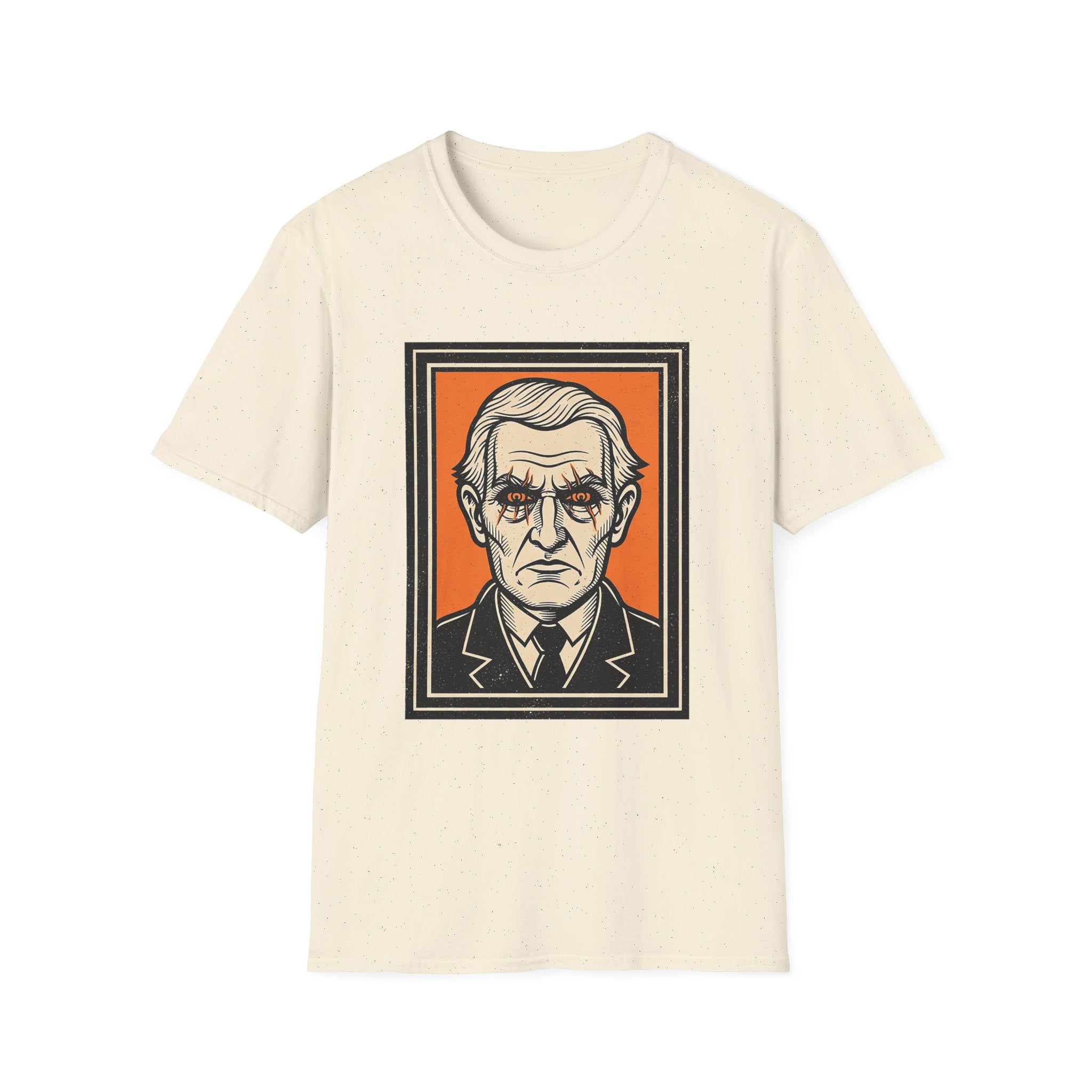 Vintage-Inspired Graphic T-Shirt with Retro Portrait