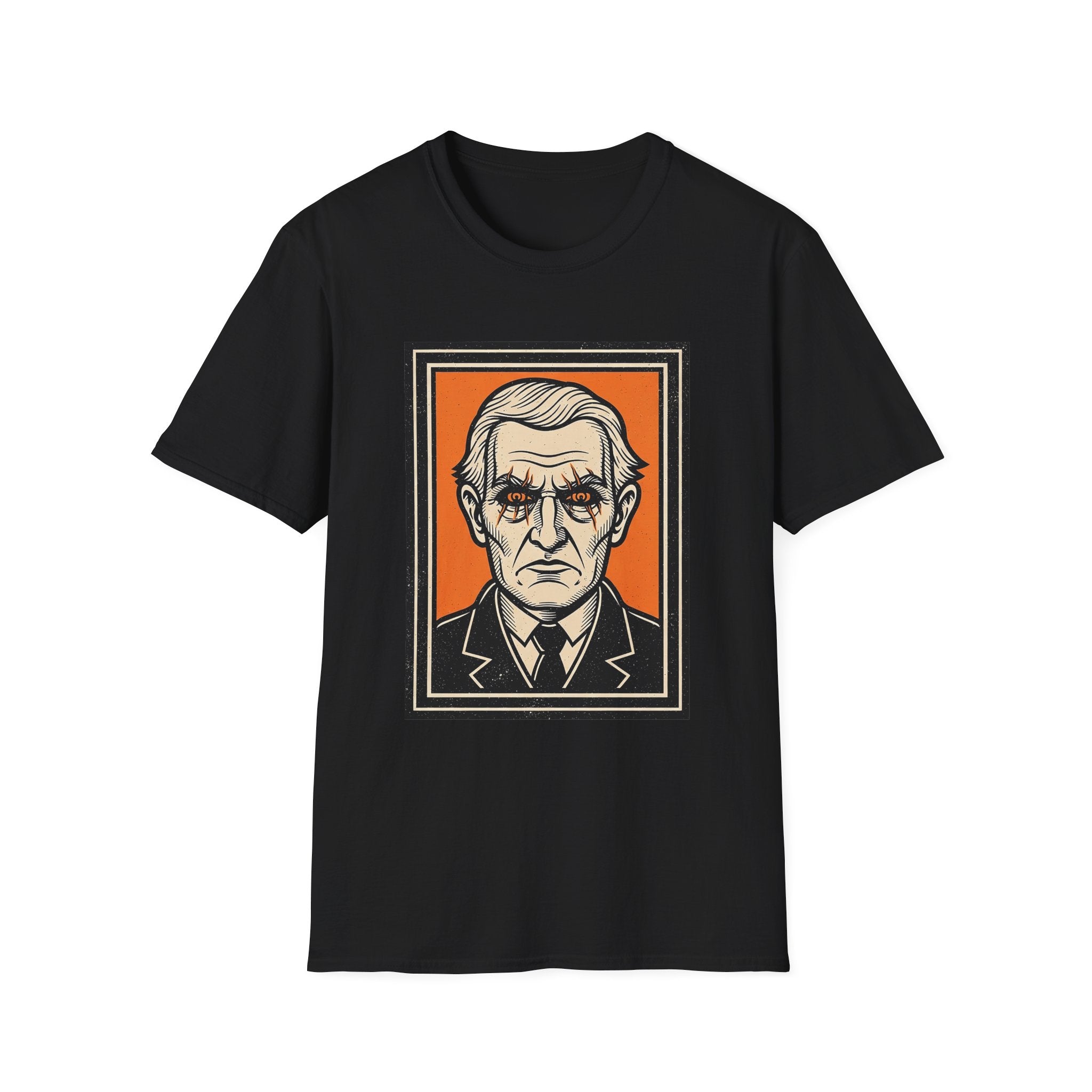 Vintage-Inspired Graphic T-Shirt with Retro Portrait