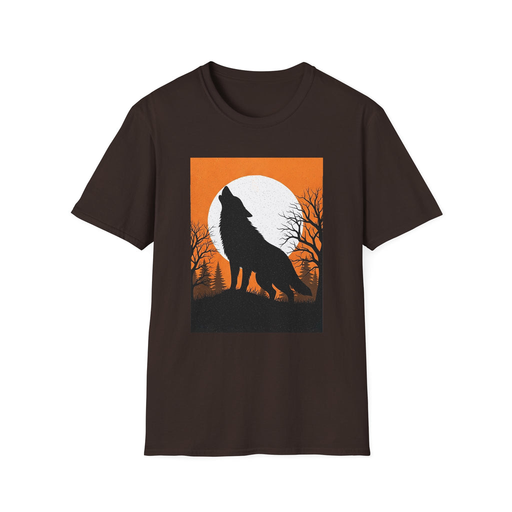 Howling Wolf Unisex Softstyle T-Shirt