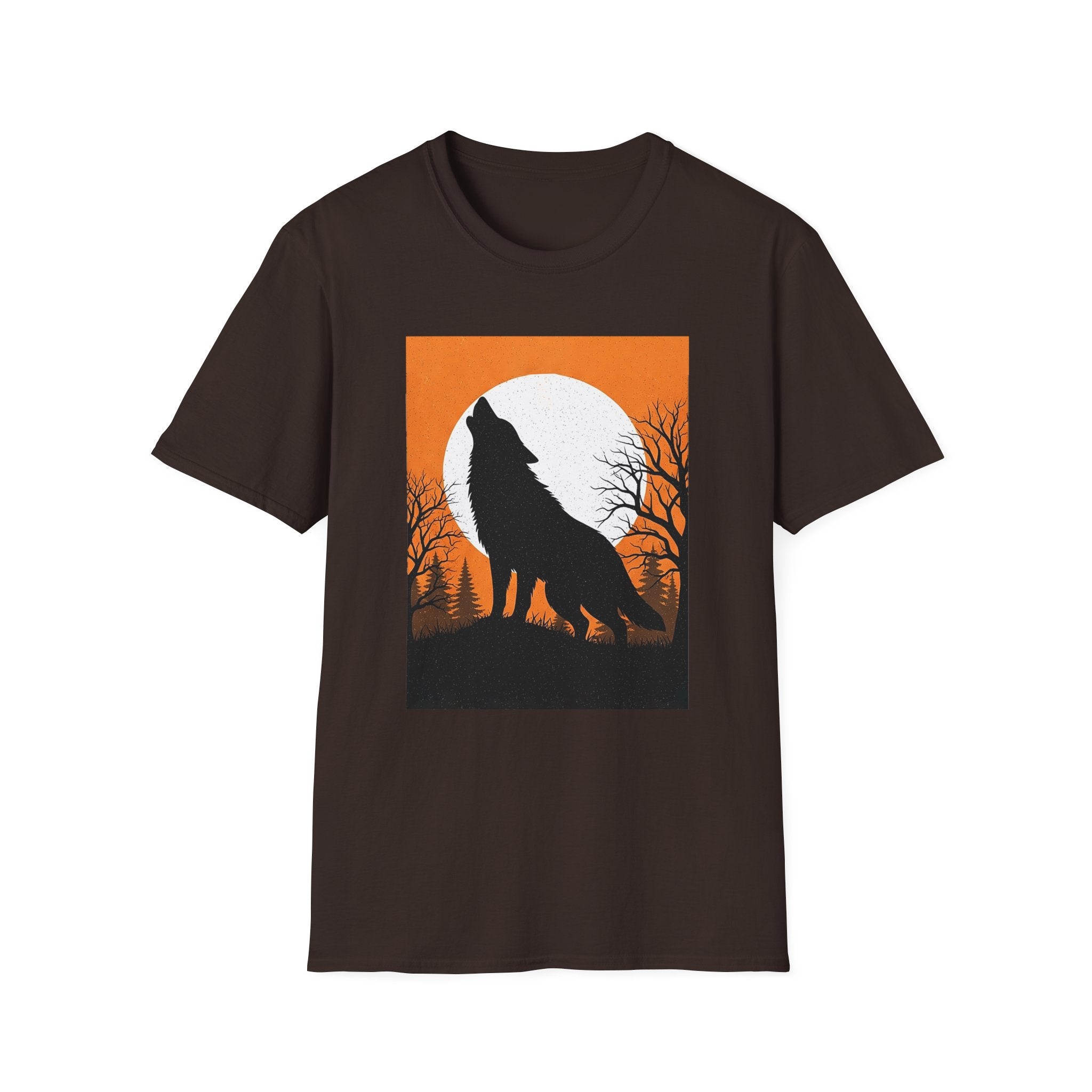 Howling Wolf Unisex Softstyle T-Shirt