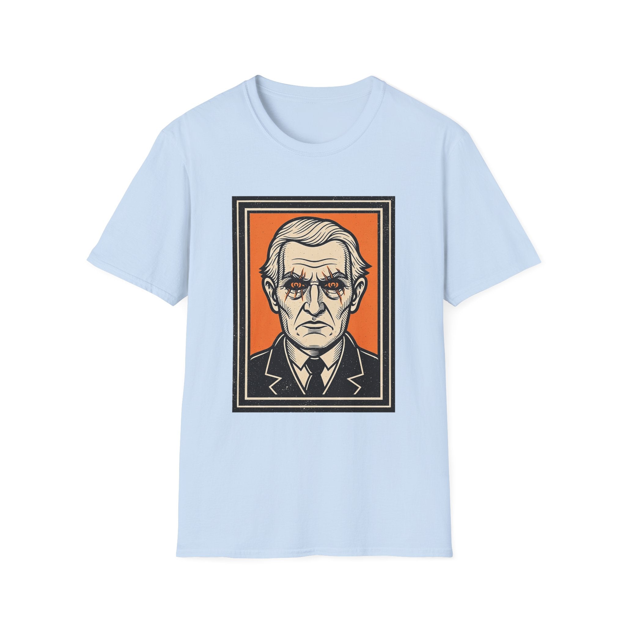 Vintage-Inspired Graphic T-Shirt with Retro Portrait