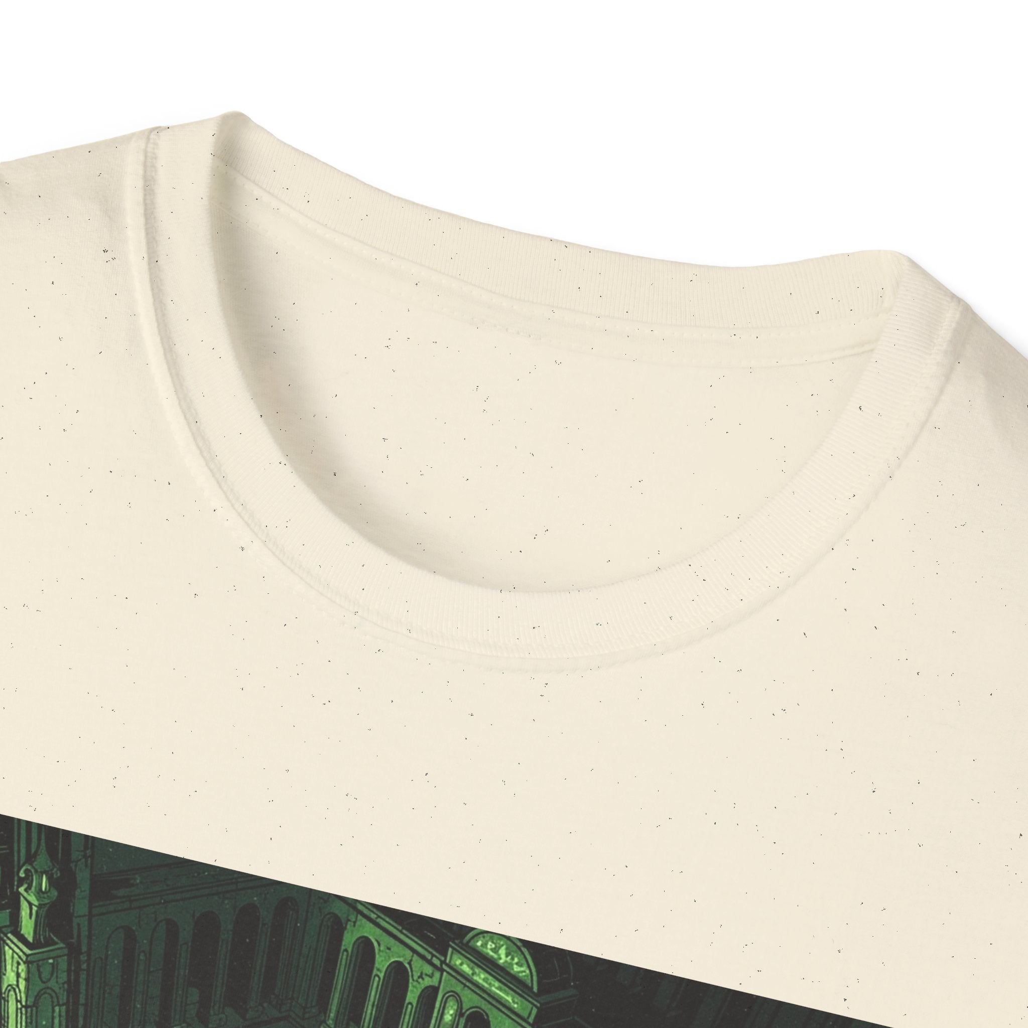 Unisex Softstyle T-Shirt with Creepy Nursery Design