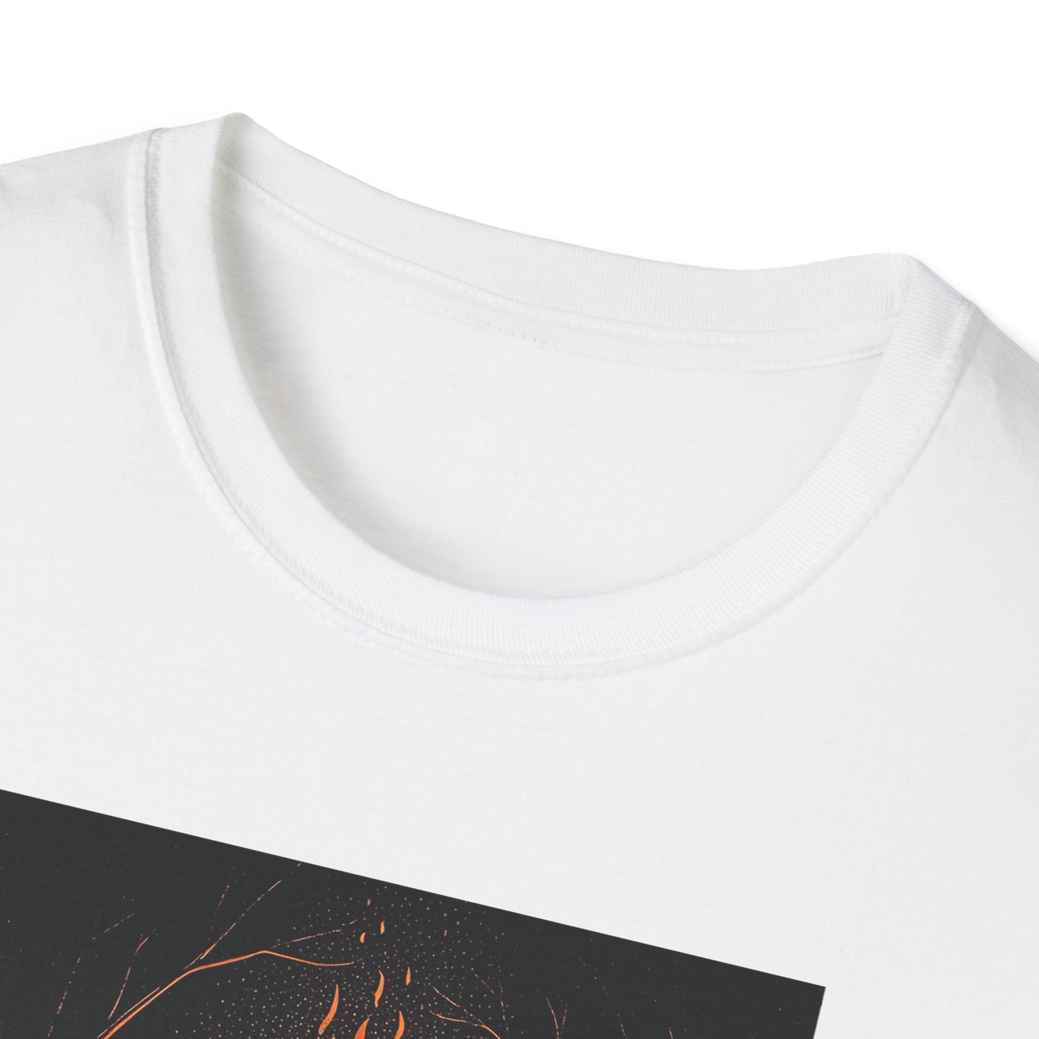 Unisex Graphic Tee with Fiery Scene