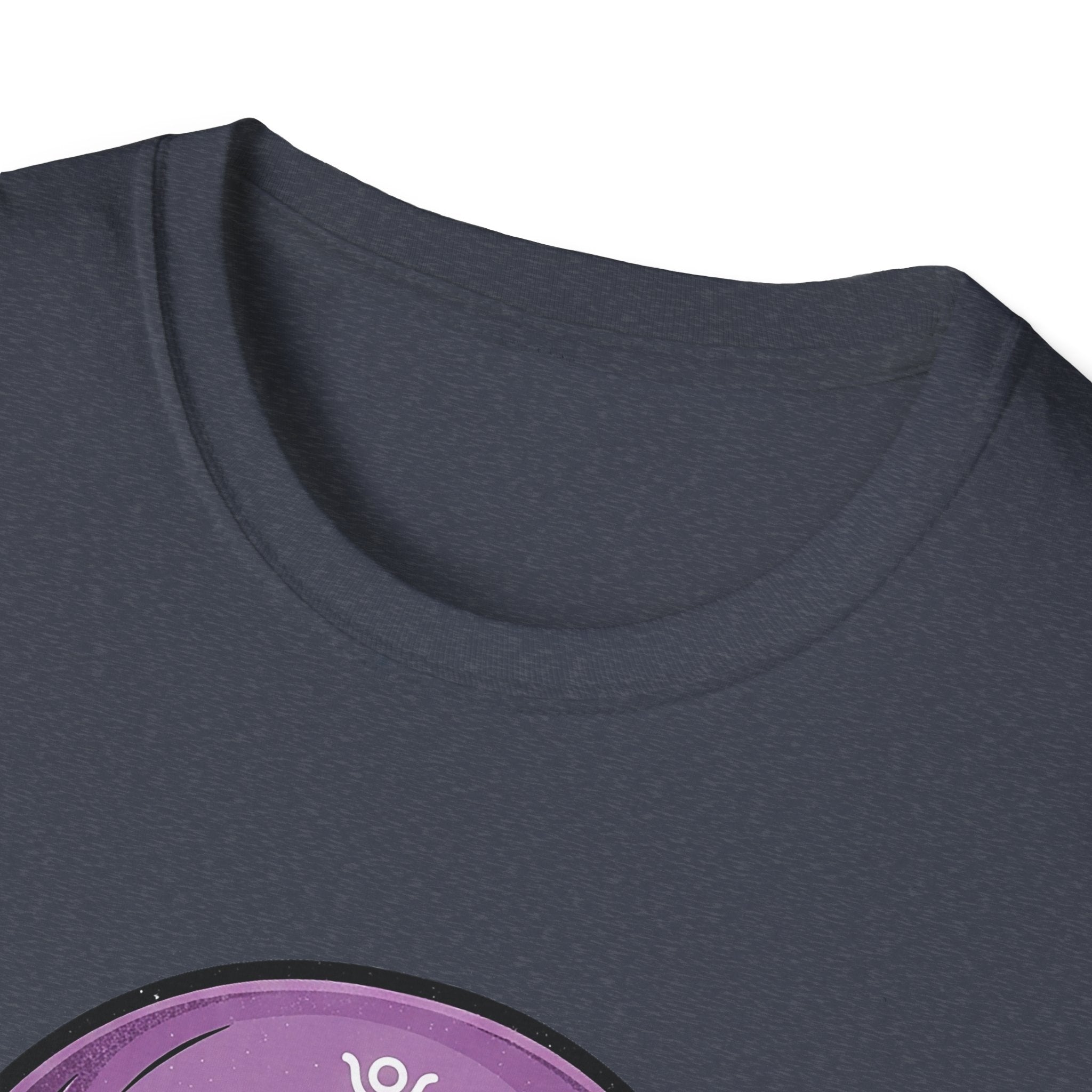 Purple Skull Graphic Tee for Halloween