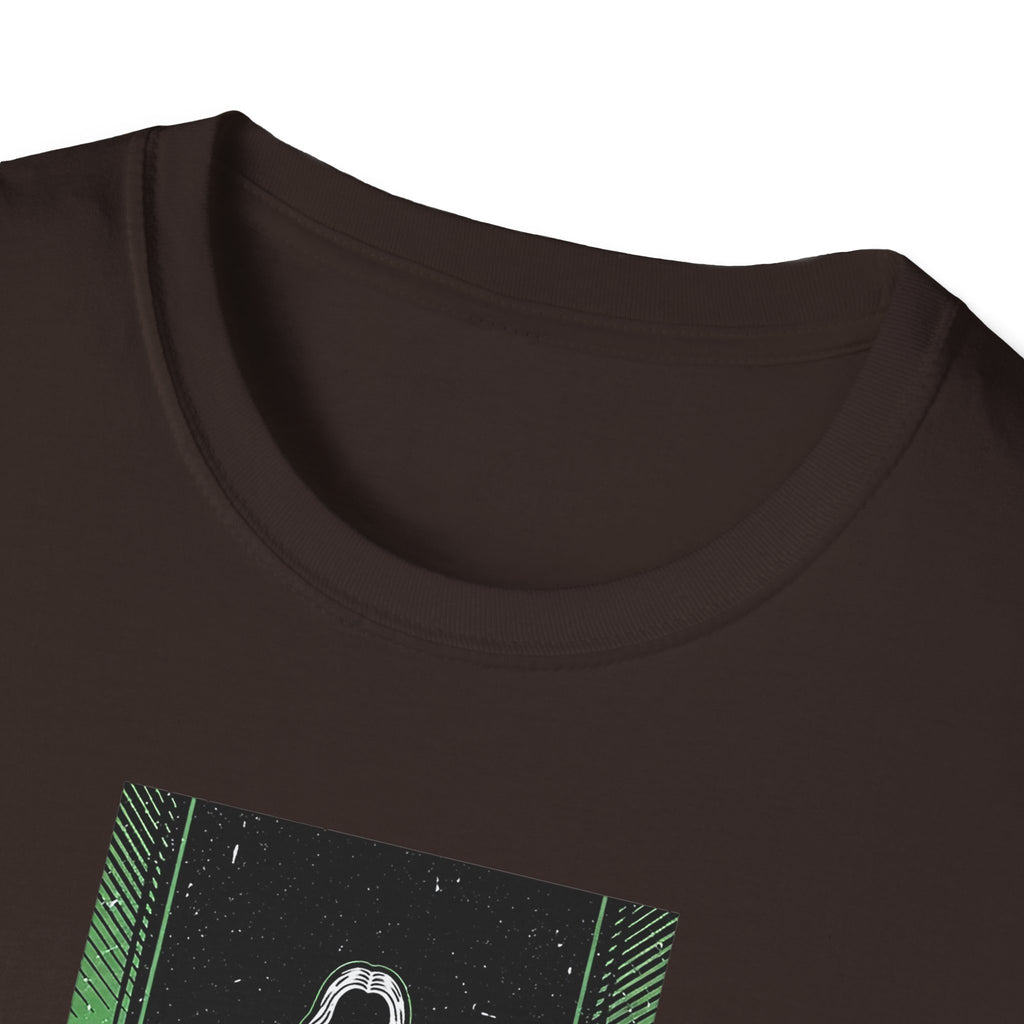 Mystical Green Hooded Figure T-Shirt