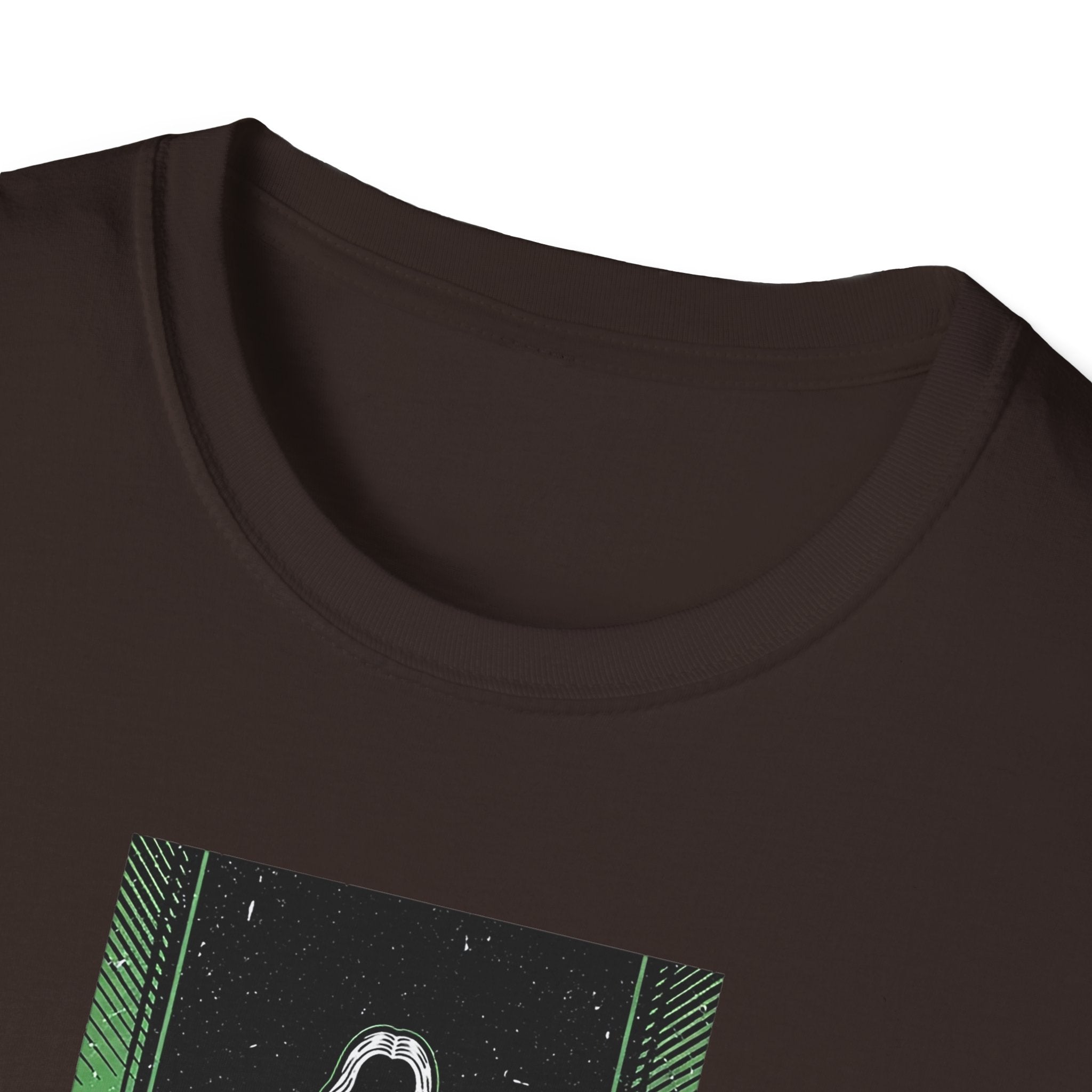 Mystical Green Hooded Figure T-Shirt