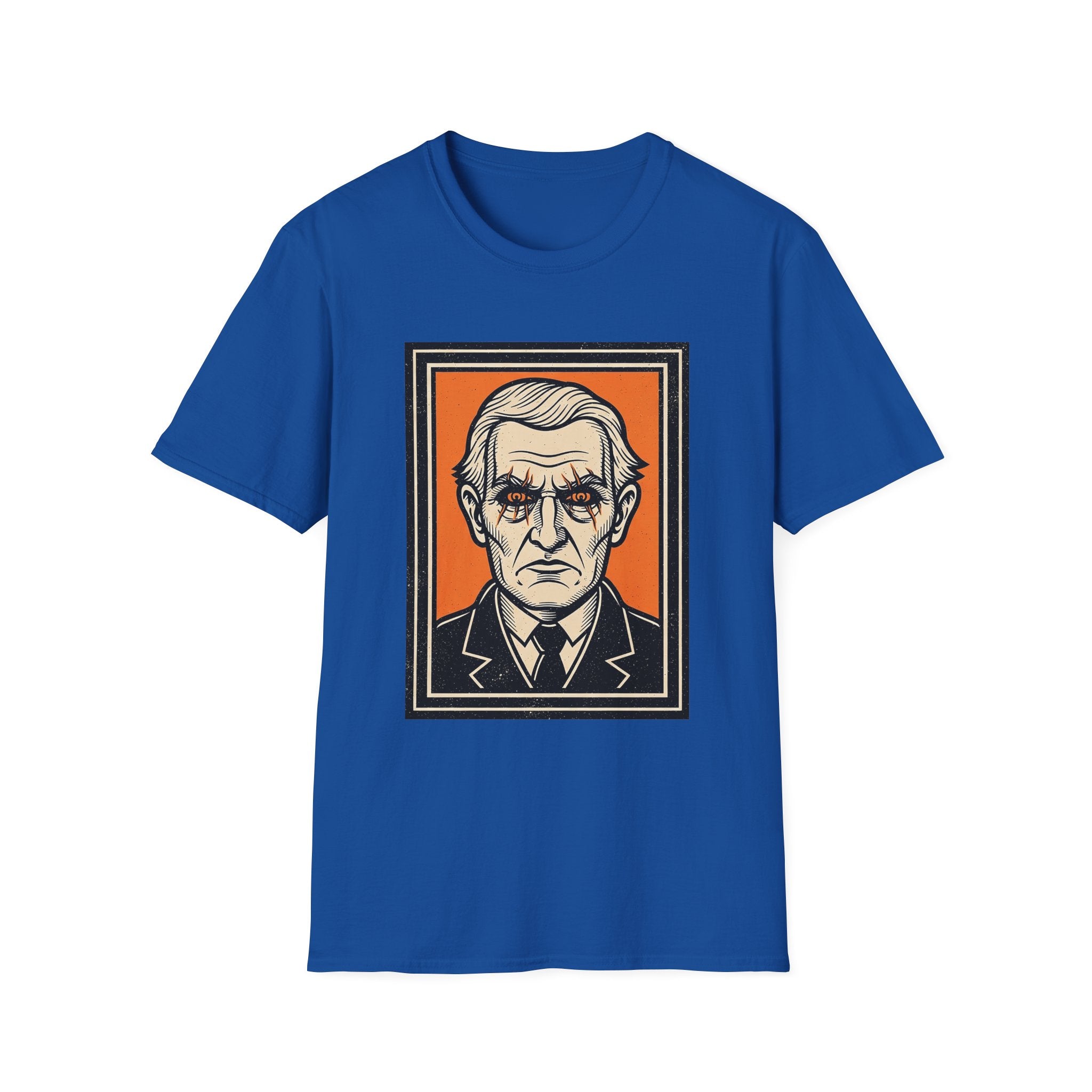 Vintage-Inspired Graphic T-Shirt with Retro Portrait