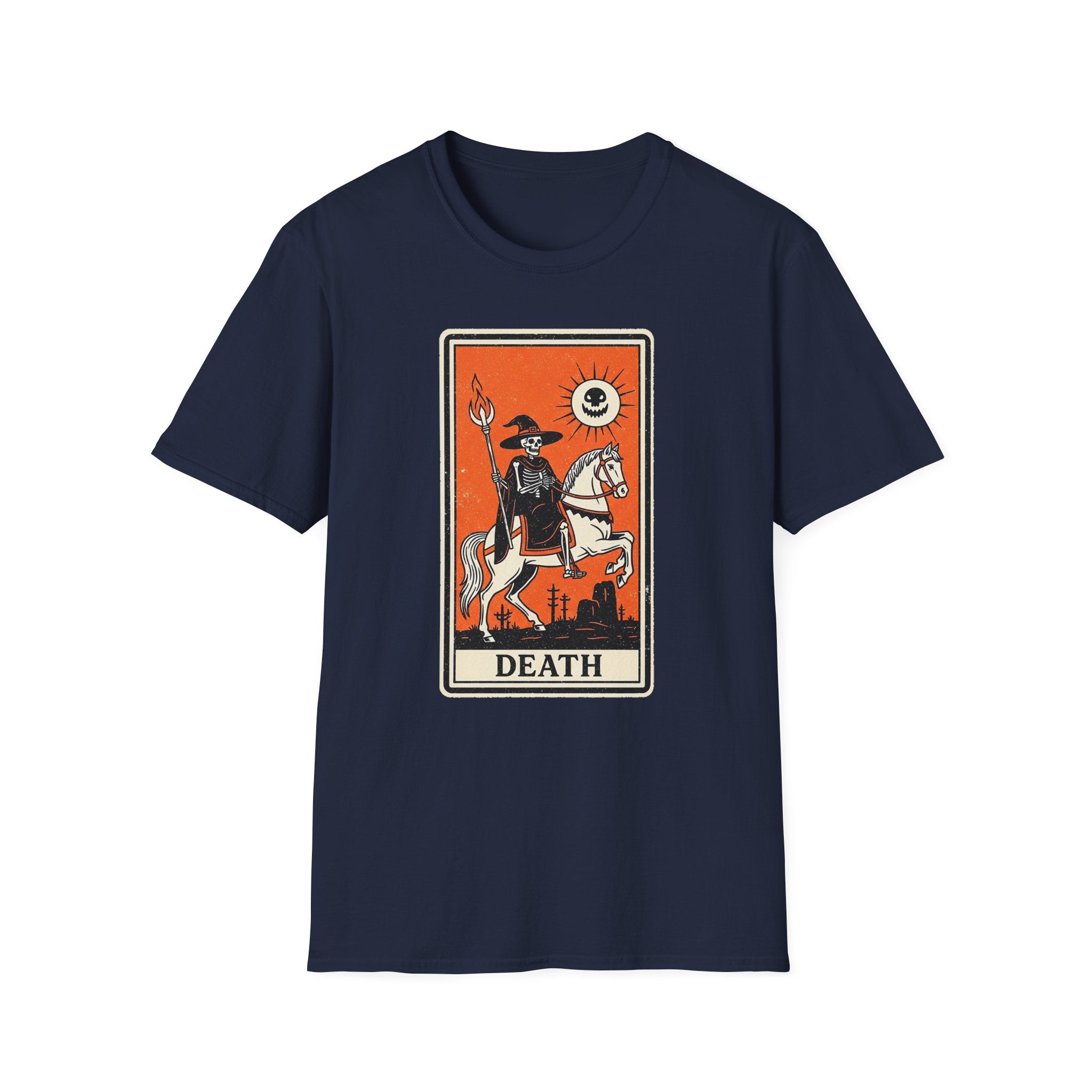 Death Tarot Card Unisex Softstyle T-Shirt