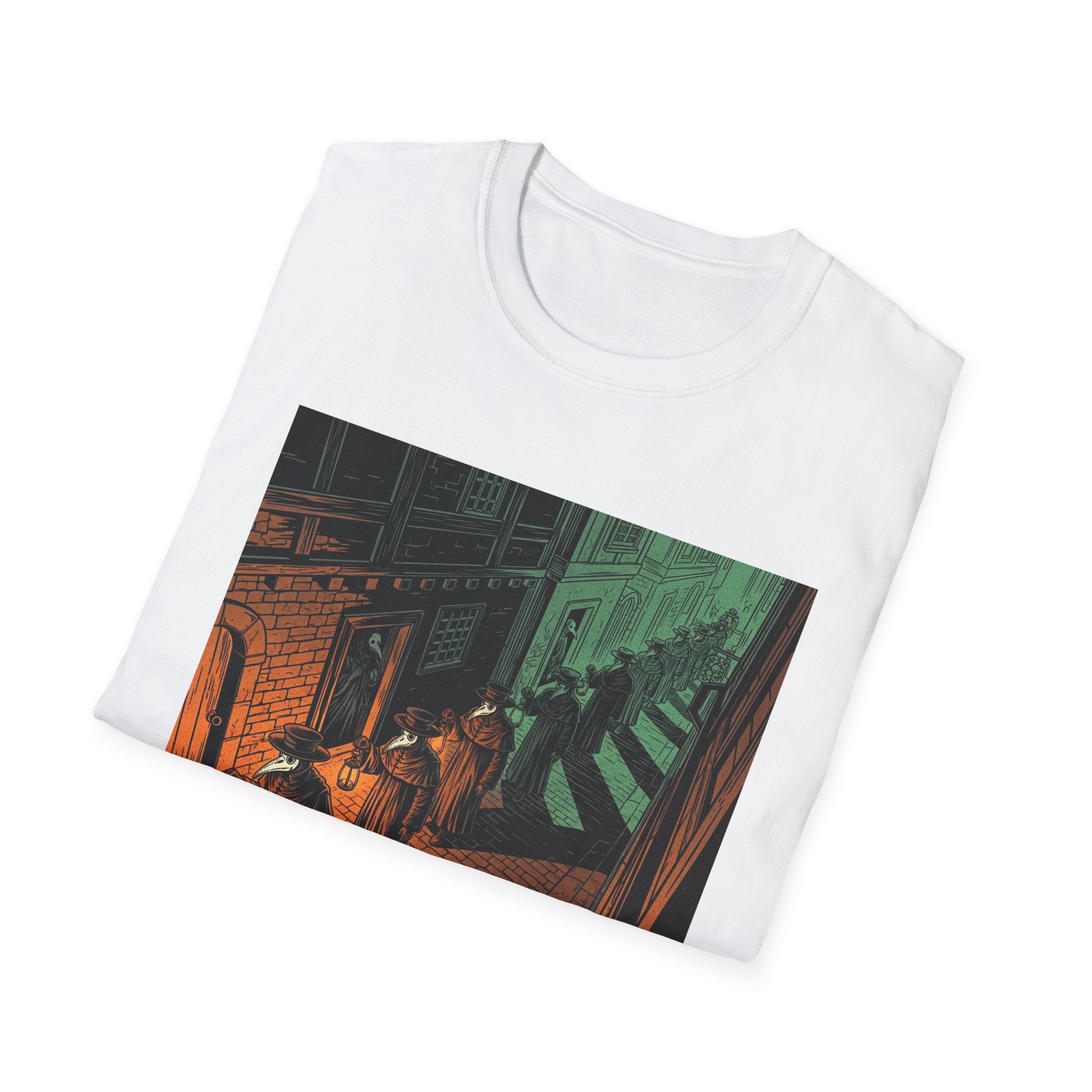 Street Art Themed Unisex Softstyle T-Shirt