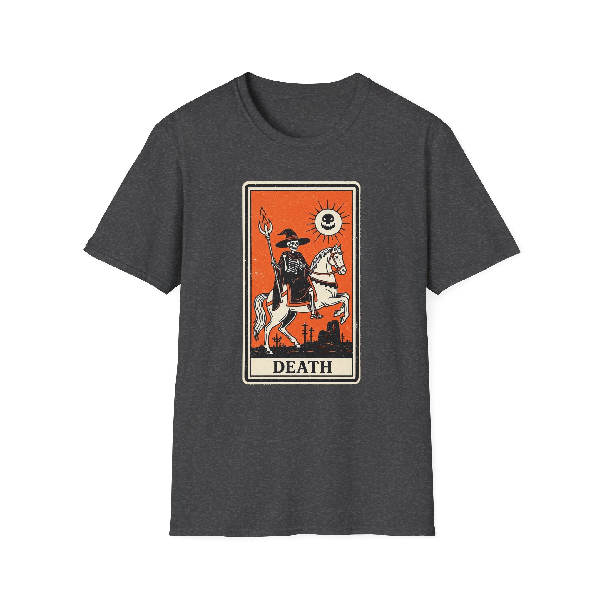 Death Tarot Card Unisex Softstyle T-Shirt
