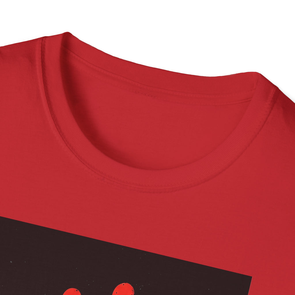Bold Statement T-Shirt with Red Handprint Design