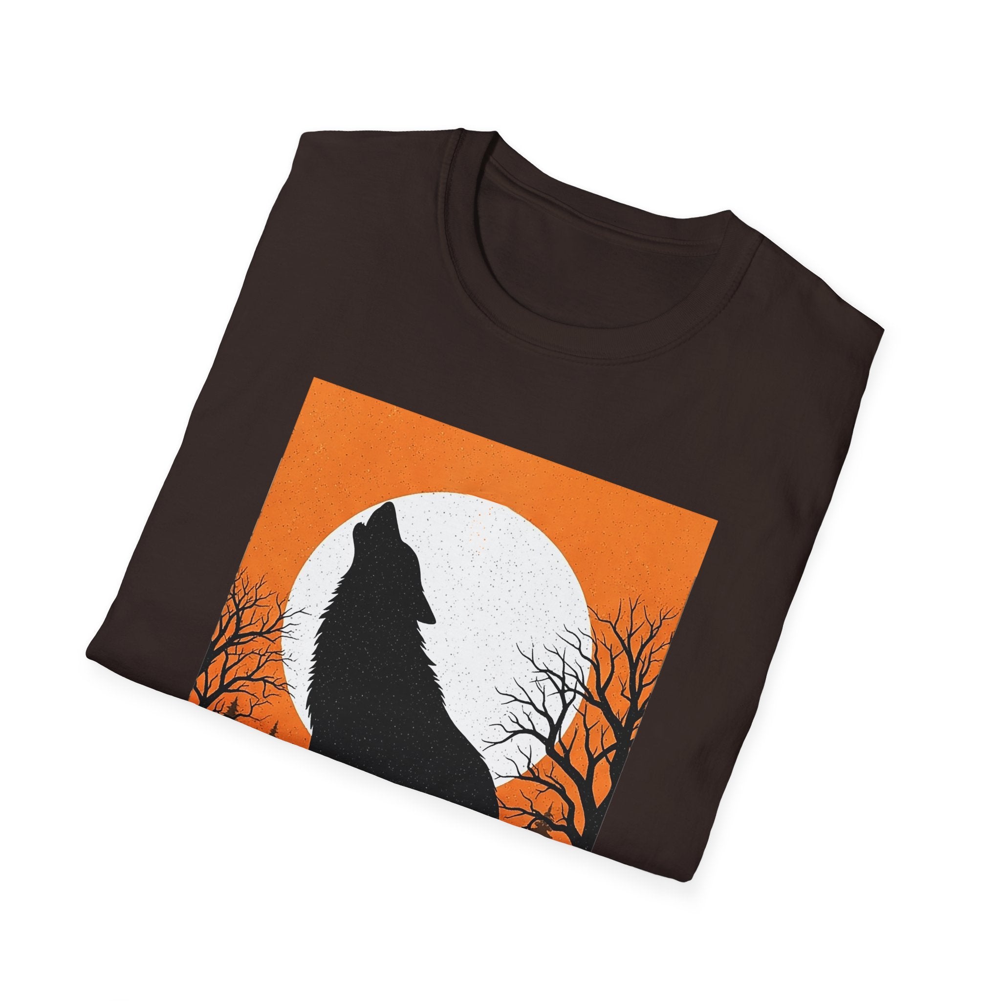 Howling Wolf Unisex Softstyle T-Shirt