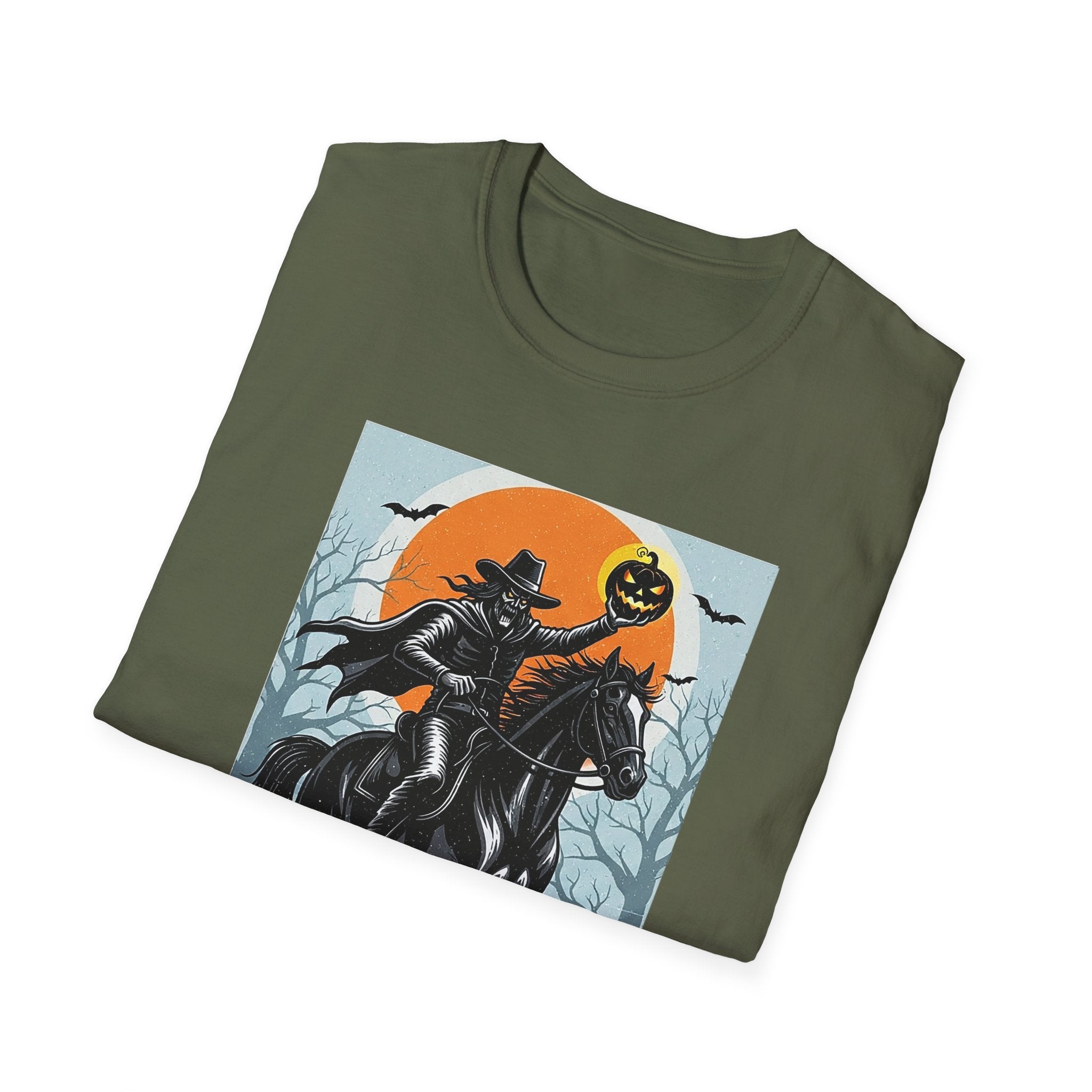 Halloween Witch Riding Horse T-Shirt